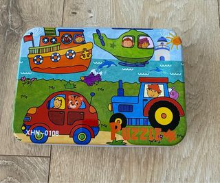 Puzzle infantil vehículos