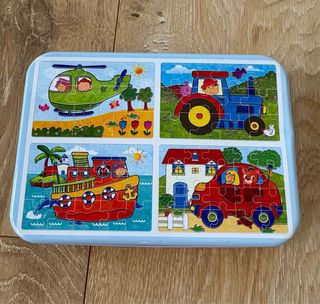 Puzzle infantil vehículos