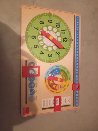 Calendario de madera Goula