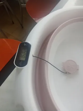 Tina para bebé nueva con sistema de temperatura