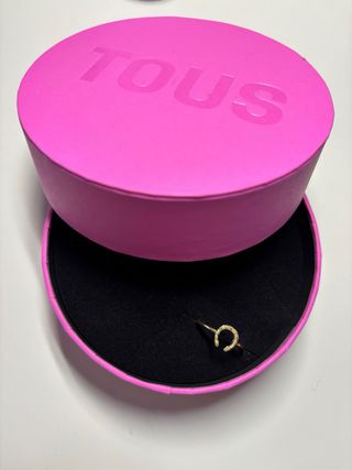 Anillo Tous Oro Herradura Diamantes