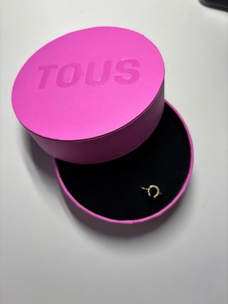 Anillo Tous Oro Herradura Diamantes