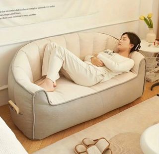 Sofá cama estilo bohemio