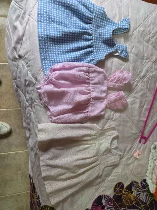 Lote 3 Vestidos Verano Niña 9-12 Meses