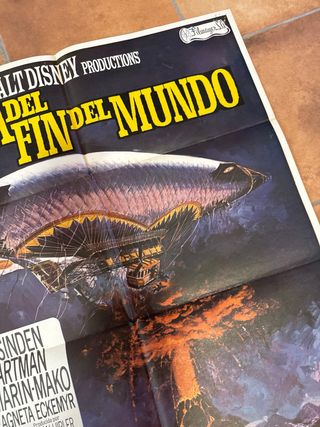 Póster La Isla del Fin del Mundo Walt Disney 1975