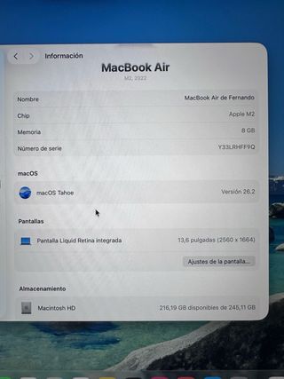 MacBook Air M2 2022