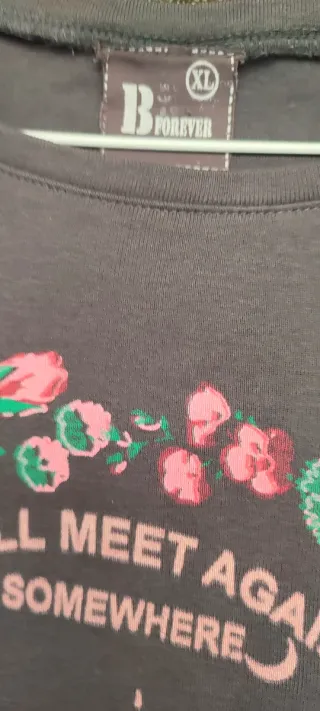 Camiseta B Forever gris talla L