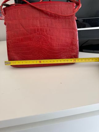 Borsa Fendi Rossa Coccodrillo