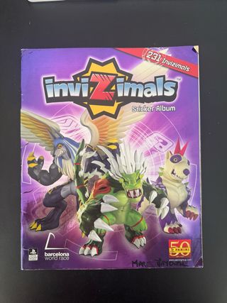 Invizimals Álbum Stickers Panini Completo