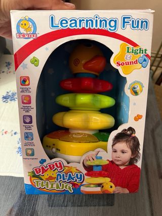 Juguete bebé con luces y sonido