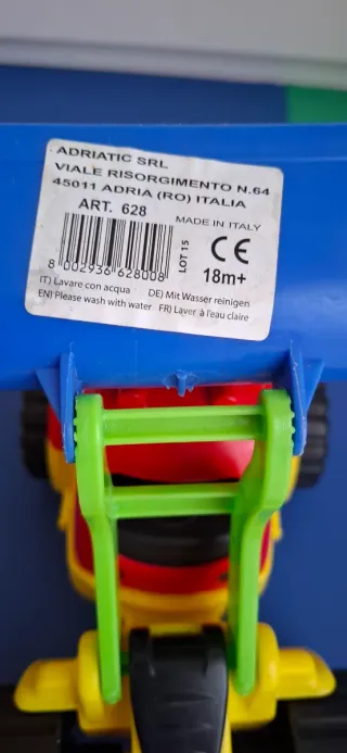 Set 4 Mezzi da Lavoro Giganti