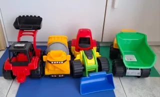 Set 4 Mezzi da Lavoro Giganti