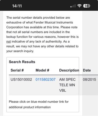 Fender Telecaster American Special