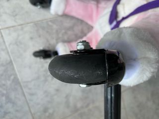 Caballito de peluche rosa