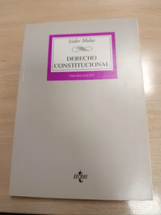 Derecho constitucional / Constitutional Law (Sp...