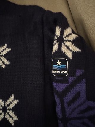 Maglione lana uomo Vintage Ocean Star