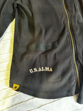 Sudadera Lois Hombre Negra con Capucha