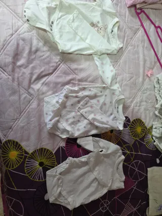 Lote 3 bodies manga larga bebé