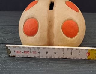 Ceramica Thun salvadanaio coccinella 12x9