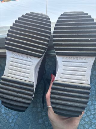 Converse Edición Limitada Negra tela de paño