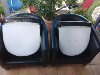 2 butacas polipiel relax/lectura