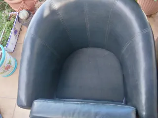 2 butacas polipiel relax/lectura