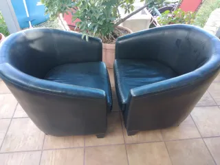 2 butacas polipiel relax/lectura