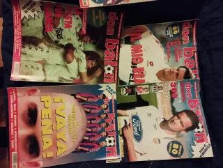 4 Revistas don balón antiguas fútbol