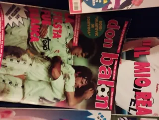 4 Revistas don balón antiguas fútbol