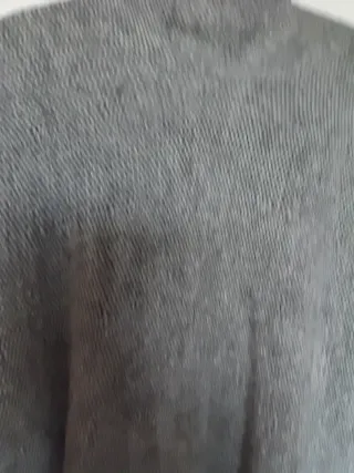 Chaleco largo mujer gris talla única