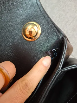 Bolso Gucci Negro con Correa Rayas Roja y Negra