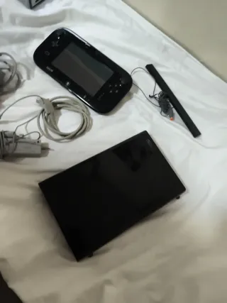 Nintendo Wii U Negra Completa