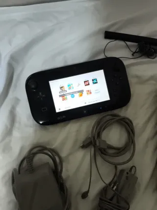 Nintendo Wii U Negra Completa