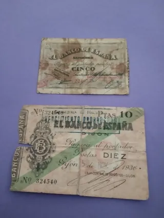 Billetes antiguos españoles El Banco de España
