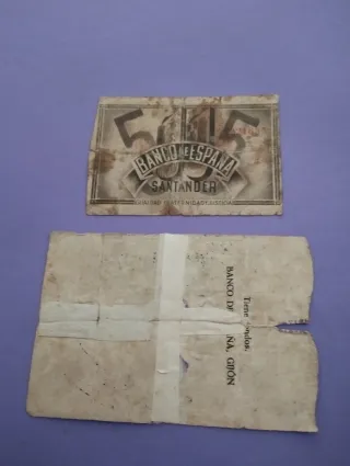 Billetes antiguos españoles El Banco de España