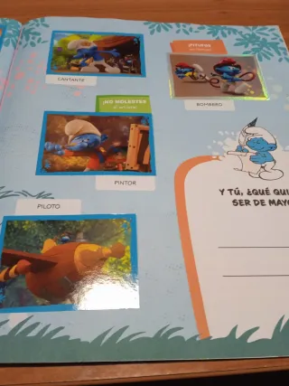 Álbum de cromos Los Pitufos Panini