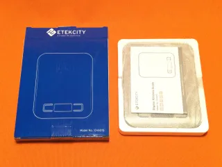 Báscula de cocina, Etekcity EK6015, de acero inox