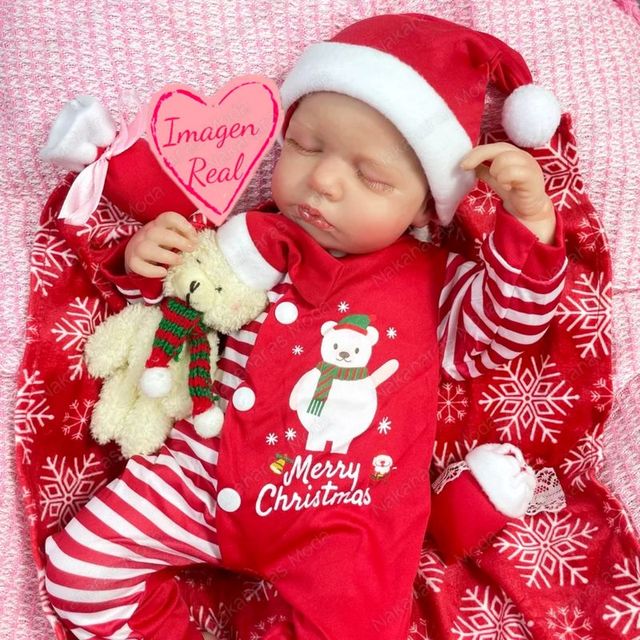 Bambola reborn neonata in silicone