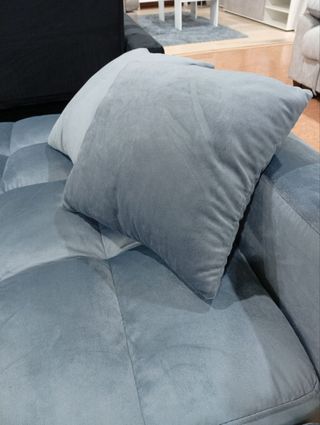 Sofá Cama Chaise Longue con Arcón Gris