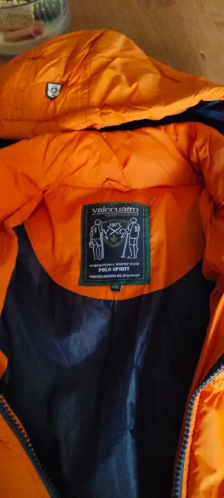 Abrigo Valecuatro Naranja y Azul