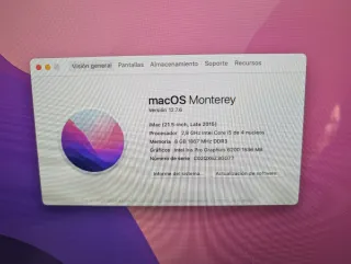 Apple iMac 21.5" 1TB 2015 macOS Monterey