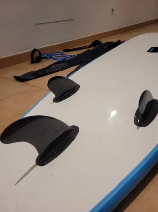 Tabla Surf Soft Victory 7 Celeste + Traje Neopreno