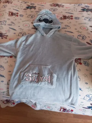 Bata de Stitch Talla Única Azul