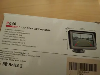 Cámara Marcha Atrás y Monitor Jansite P046