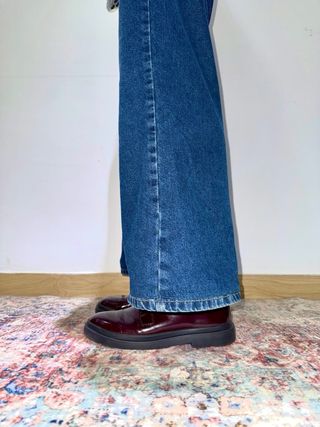 Zapatos Derby Pull&Bear burdeos