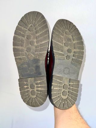 Zapatos Derby Pull&Bear burdeos