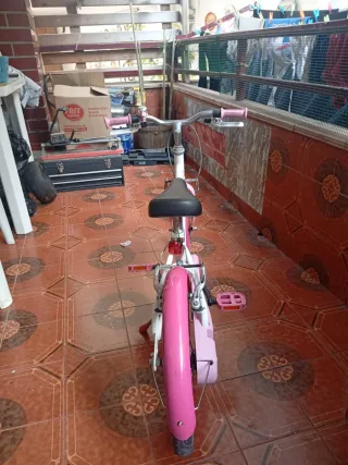 Bicicleta Infantil B-Twin Rosa