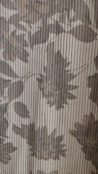 Peto marrón floral XL