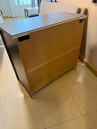 Cómoda madera con encimera de compacto fenolico