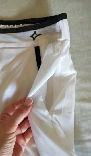 Falda pádel Dash and stars blanca